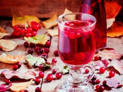 Клюквенный морс с апельсинами и имбирем