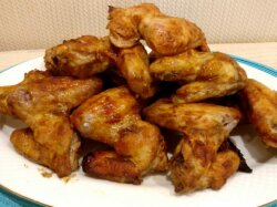 Медовые крылышки с пряностями на мангале