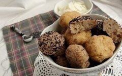 Творожное печенье с бананом без муки