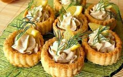 Сырные тарталетки с кунжутом