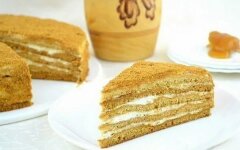 Вкуснейший торт «Медовик» со сметанным кремом