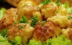 Цветная капуста в кляре c минералкой