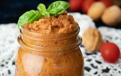 Паштет из консервированной фасоли с орехами