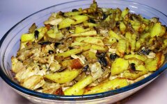 Картошка с мясом и грибами Скоблянка по-старорусски
