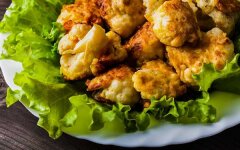 Цветная капуста в кляре на скорую руку