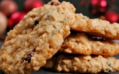 Овсяное печенье с корицей, медом и имбирем