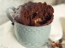 Кекс из пасты Nutella в микроволновке