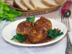 Тефтели с соусом терияке в китайском стиле