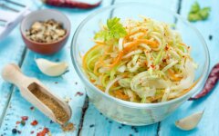 Кабачки по-корейски с морковью и луком на зиму