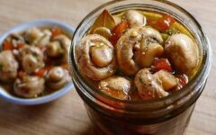 Маринад для грибов с чесноком на зиму