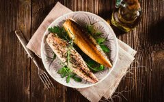 Домашняя копченая скумбрия с жидким дымом