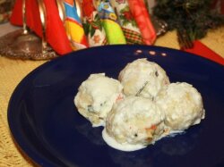 Тефтели из курицы без риса в сливочном соусе
