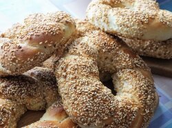 Турецкие симиты на молоке