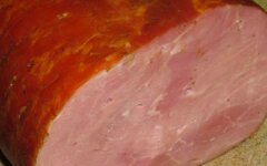 Домашняя ветчина из говядины с имбирем