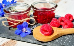 Джем из малины с лимонной кислотой