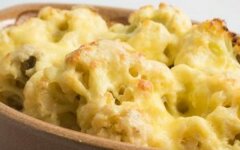Рыбная запеканка с цветной капустой и сыром