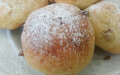 Творожные булочки как пух с изюмом без дрожжей
