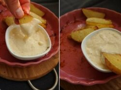 Молочно-сырный соус с мускатным орехом