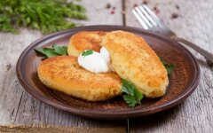 Зразы из картофеля с мясным фаршем