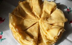 Блины-крепы с ромом