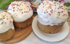 Глазурь для куличей на желатине