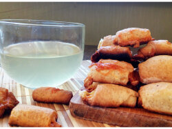 Печенье с сыром на рассоле