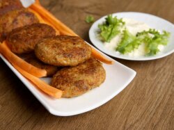 Котлеты из камбалы с укропом