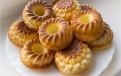 Ванильные сырники на сметане в духовке