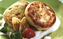 Нежные банановые сырники