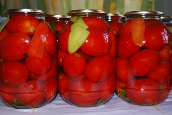 Консервированные помидоры за 5 минут