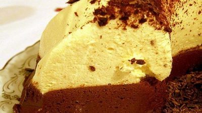 Чизкейк «Белое и черное» без выпечки