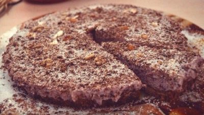 Чизкейк из печенья с творожной начинкой