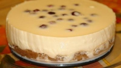 Творожный десерт с желатином без выпечки - очень простой рецепт с пошаговыми фото