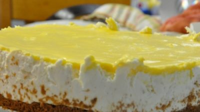 Чизкейк с лимоном без выпечки