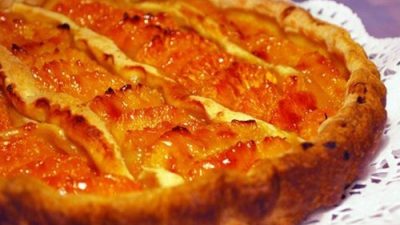 Цитрусовый пирог с кремом Сабайон