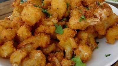 Цветная капуста в панировке на скорую руку