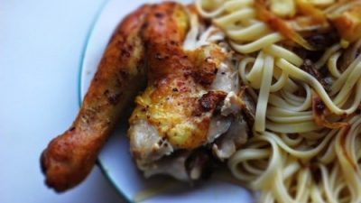 Цыпленок карри в медовом маринаде