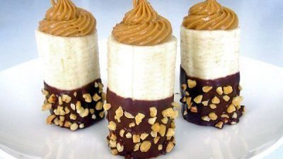 Десерт «Банановое наслаждение» в шоколаде