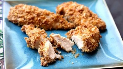 Диетические наггетсы, маринованные в кефире