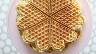 Диетические вафли из отрубей и льняных семян