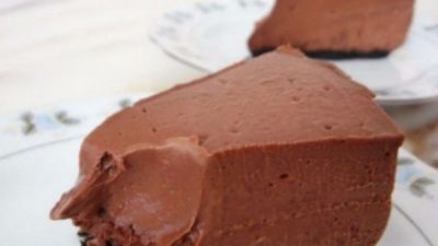 Диетический шоколадный чизкейк с творогом
