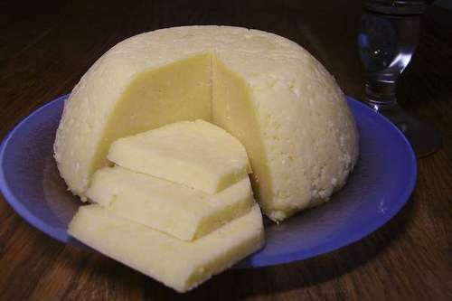 Домашний сыр обезжиренный