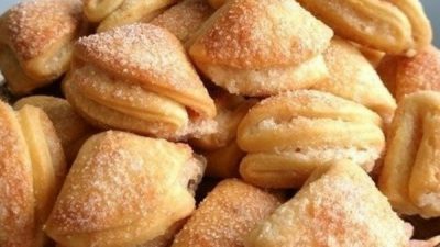 Домашнее печенье «Гусиные лапки» из творога