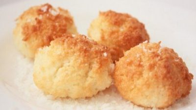 Домашнее печенье из кокосовой стружки