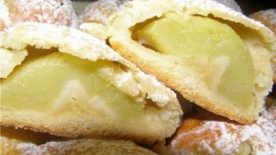Домашнее печенье «Румяные щечки» с яблоком