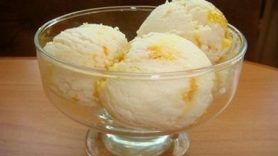 Домашнее творожное мороженое со сгущенкой