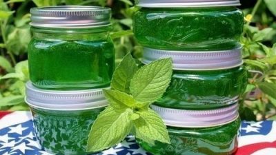 Домашнее варенье из мяты и лимона