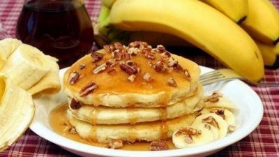 Домашние банановые оладушки