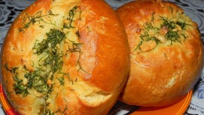 Домашние чесночные булочки