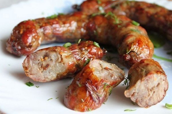 Домашняя куриная колбаса в духовке - пошаговый рецепт с фото